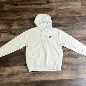 White Nike hoodie